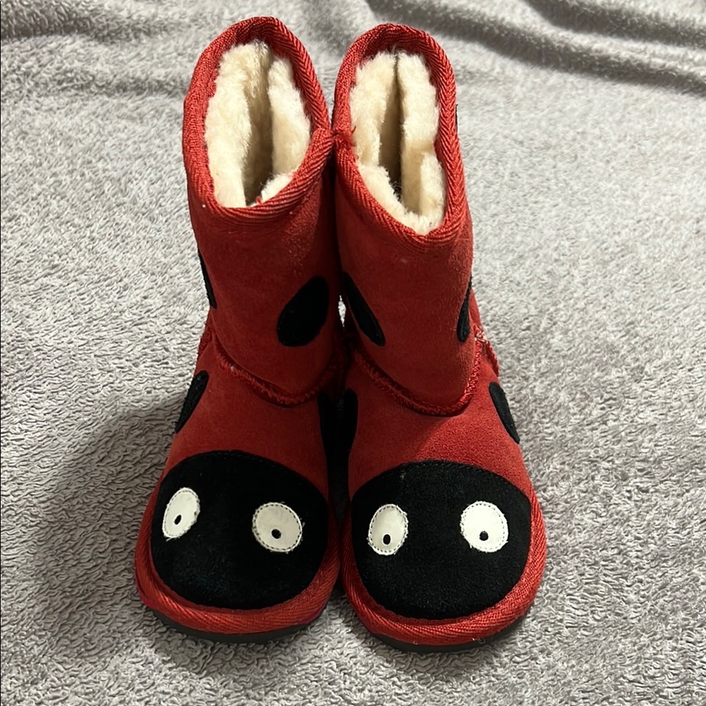 Lady Bug Emu Australian Boots!